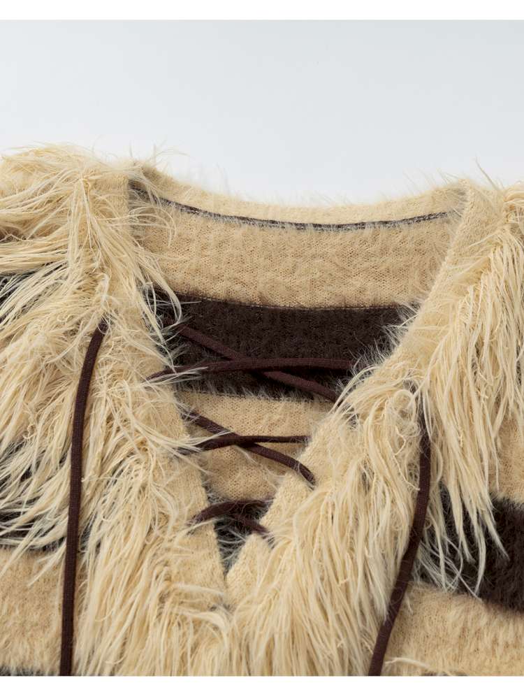 Long-Sleeve Striped Sweater【s0000014474】