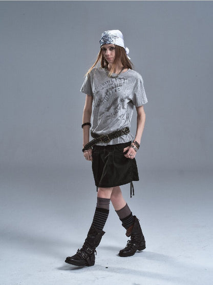 Wear Side Drawstring Split Skirt【s0000016894】