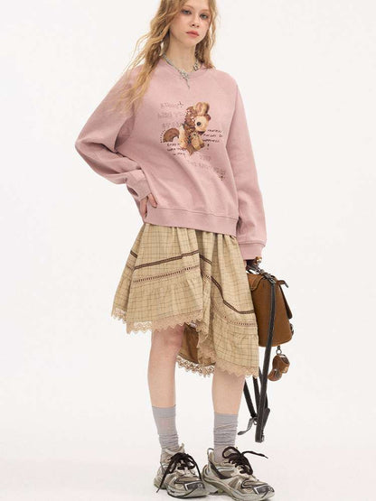 Hot Diamond Crew Neck Sweatshirt【s0000015406】