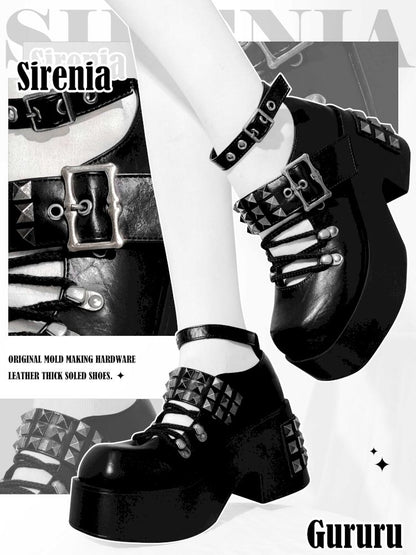 Y2K girl thick-soled shoes【s0000012964】