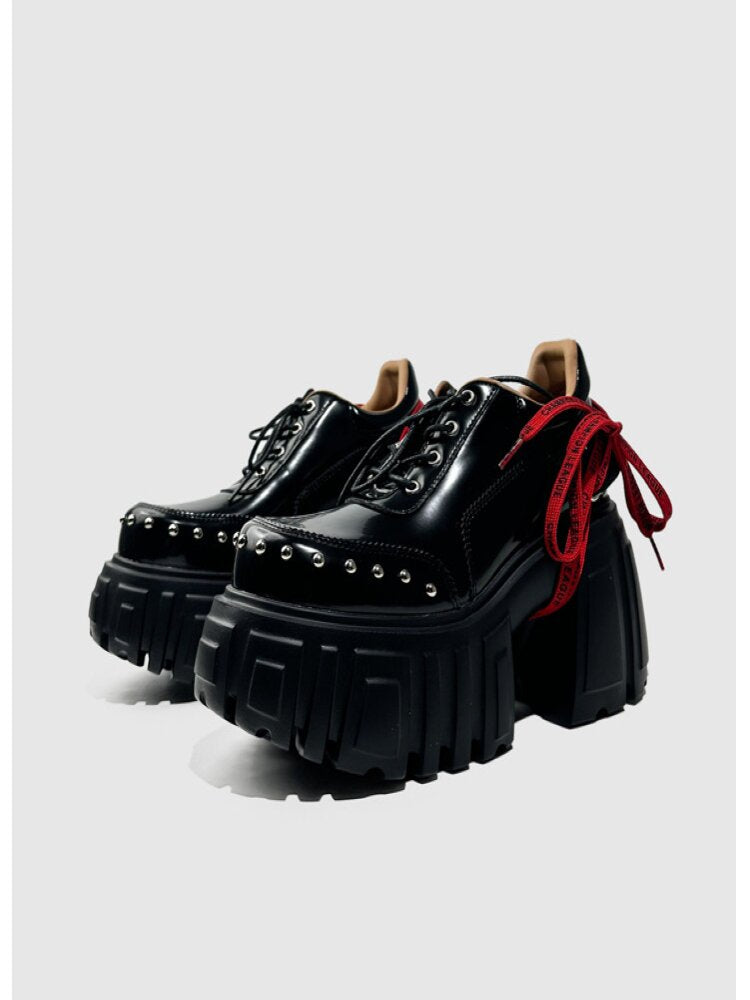 Studded Y2K Muffin Platform Shoes【s0000015714】