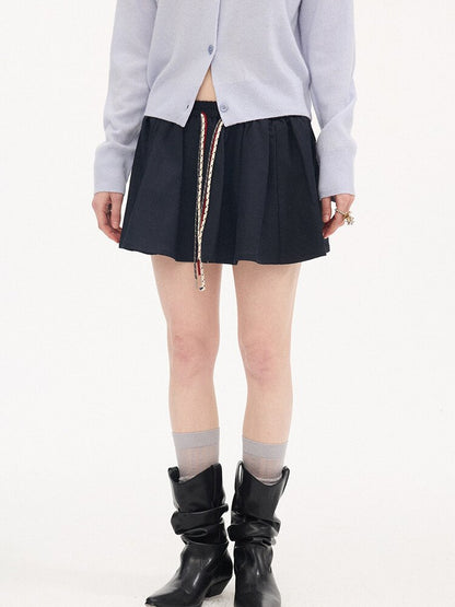 Elasticated Contrast Puffy Skirt【s0000015900】