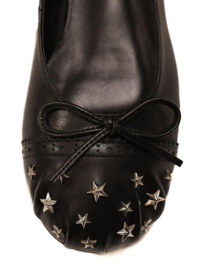 Baroque Star Studded Pleated Shoe【s0000016413】