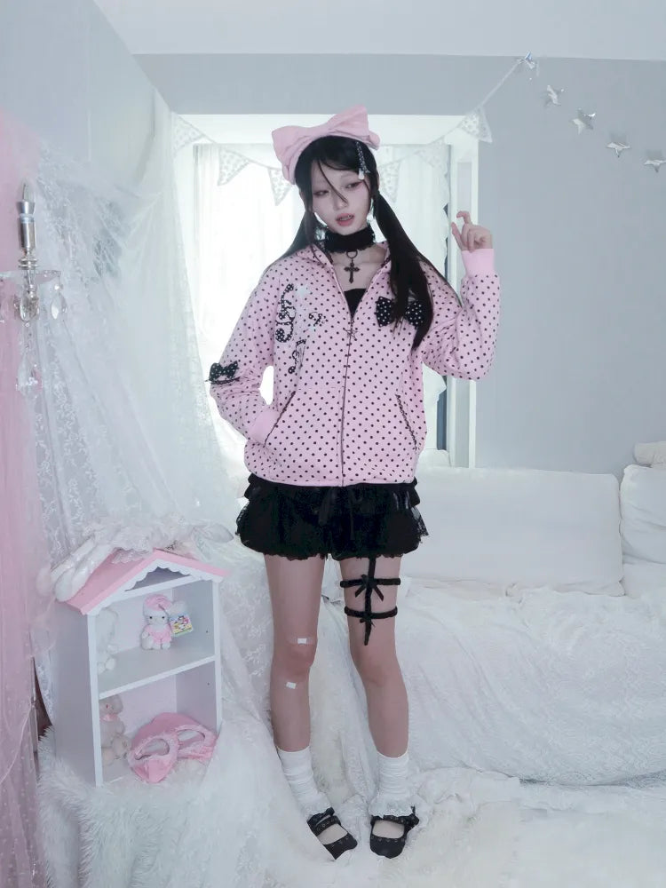 Lightweight Fleece Hoodie with Bunny Ears【s0000013970】