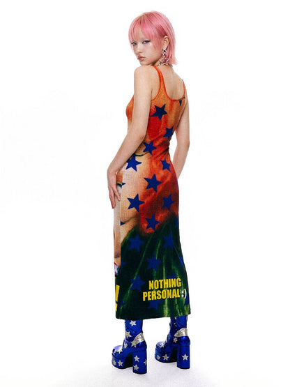 Original Design Slim Vest Long Dress【s0000017403】