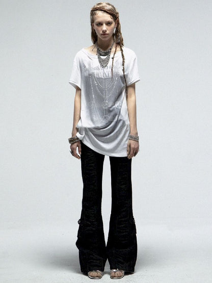 Knot Shape Short Sleeve T-shirt【s0000012212】