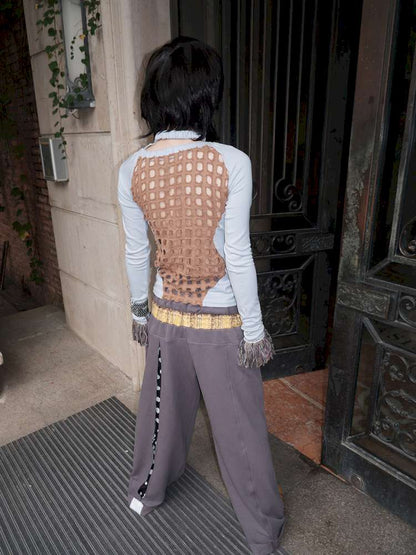 Asymmetrical Long Sleeve Top【s0000015147】