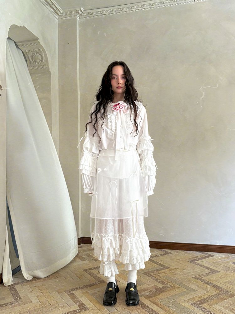 Doll Print Apron Diaper Cover【s0000012759】