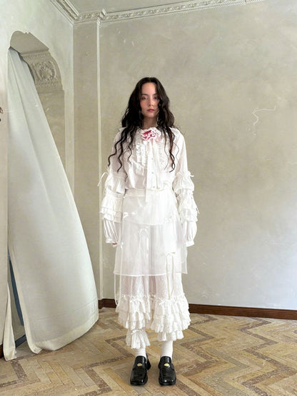 Doll Print Apron Diaper Cover【s0000012759】