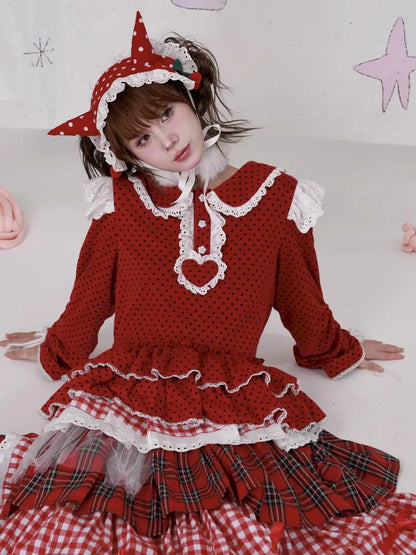 Cute Girl's Christmas Sweatshirt【s0000014108】