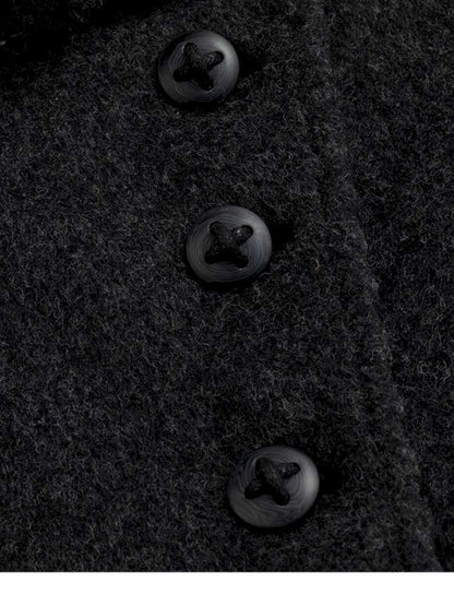 Court Knight Vest Tweed Coat【s0000014670】