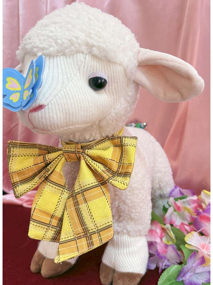 White Lamb Shape Handheld Crossbody Bag【s0000014507】