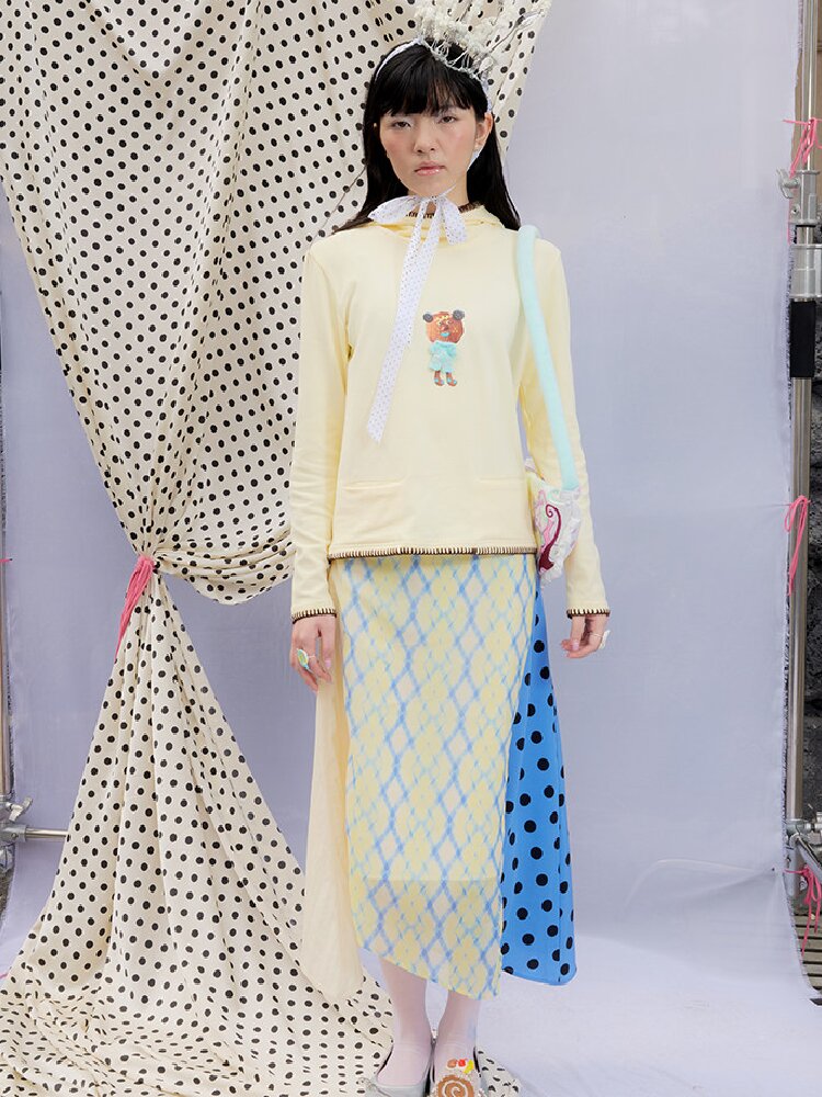 Twist Braid Patchwork Skirt Set【s0000015851】