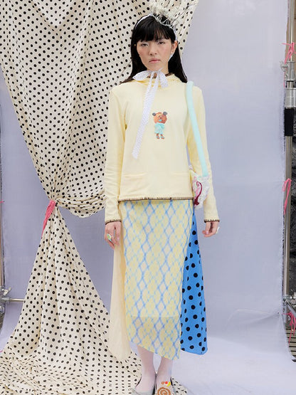 Twist Braid Patchwork Skirt Set【s0000015851】