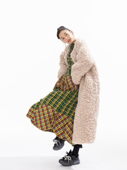 Hooded Cotton Clip Long Loose Jacket【s0000011311】