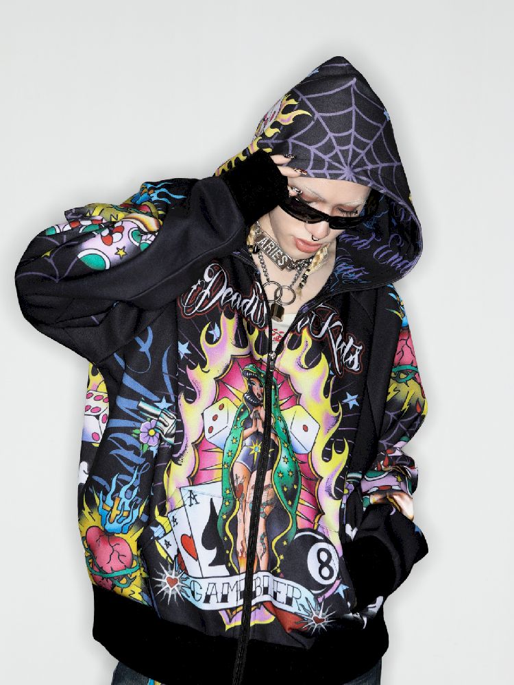 WEST COAST TIDE LOOSE OVERSIZE HOODED JACKET [S0000010270]