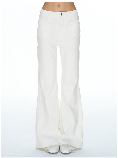 Two Tone High Waist Bootcut Jean【s0000015856】