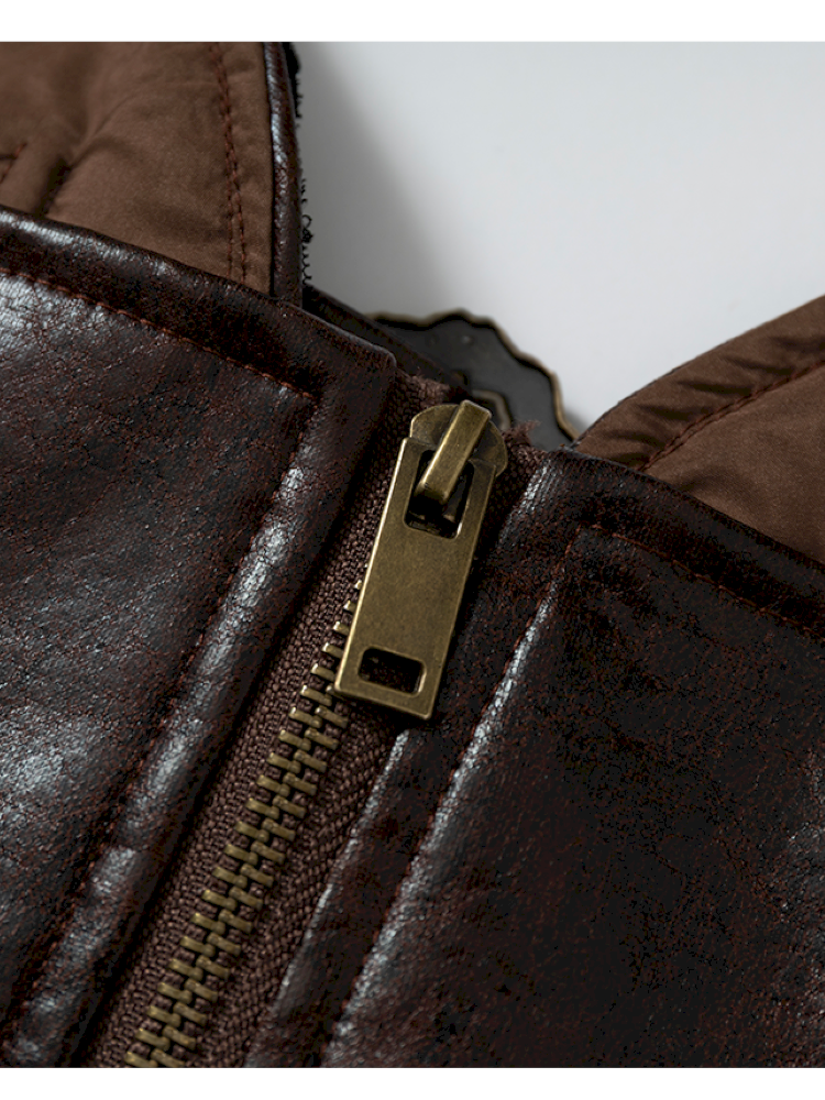 Dark Court Openwork Lace Leather Camisole【s0000014920】