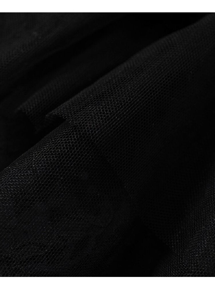 Vintage Layered Mesh Puffy Skirt【s0000019151】