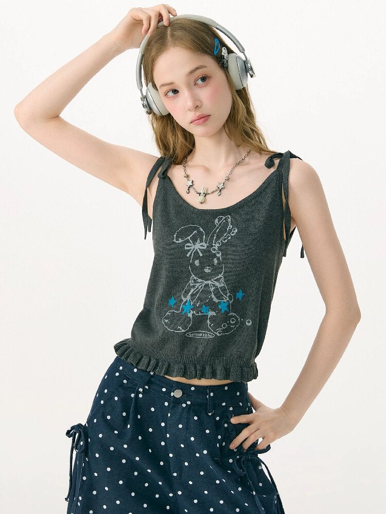 Summer Playful Rabbit Camisole【s0000017161】