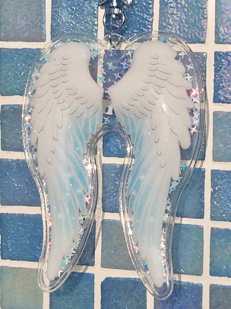 Angel Wing Sequin Inflatable Charm【s0000017482】