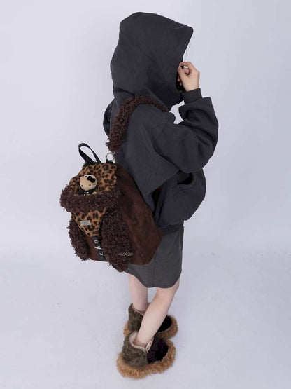 Rabbit Ears Cute Fur Crossbody School Bag【s0000014619】