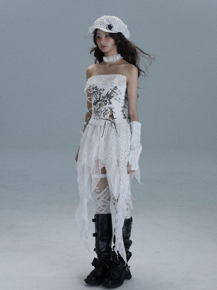 Irregular Splicing Broken Skirt【s0000016716】