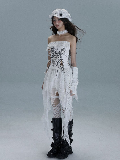 Irregular Splicing Broken Skirt【s0000016716】