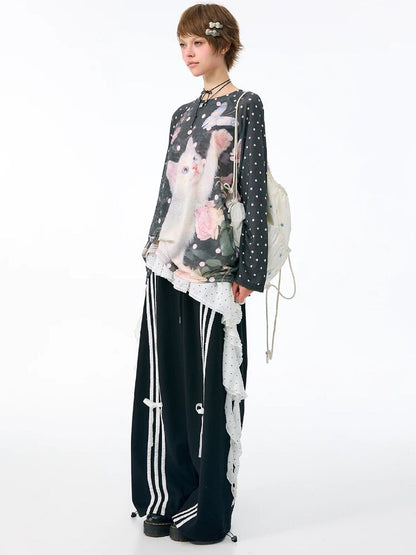 Sweet Cool Straight Wide Leg Pants【s0000017873】