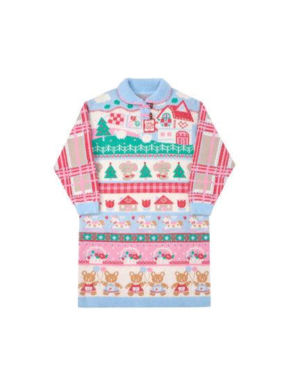 Knit Sweater Dress Long【s0000011322】