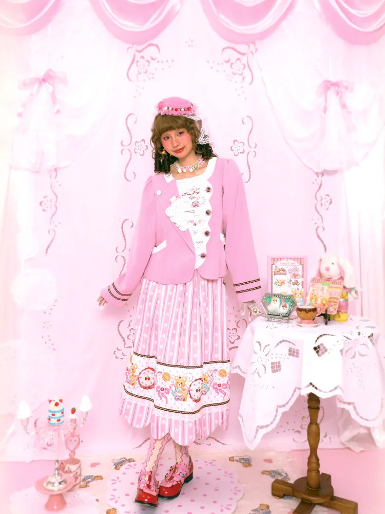 Patchwork Embroidered Tea Break Blazer【s0000014160】