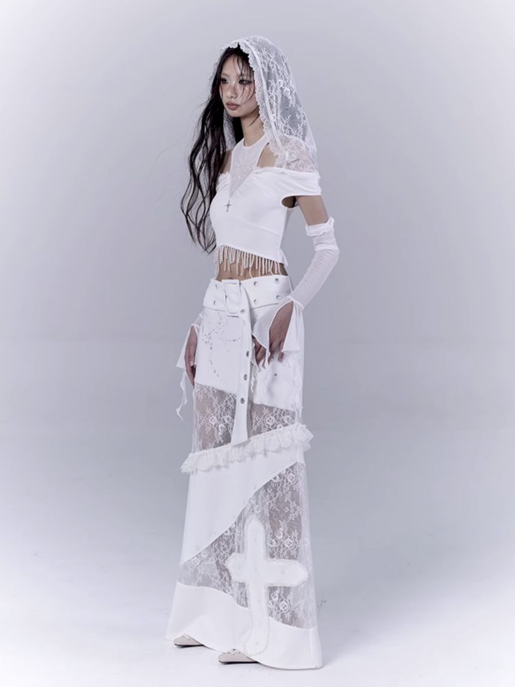 Low waist thin straight long skirt【s0000012381】