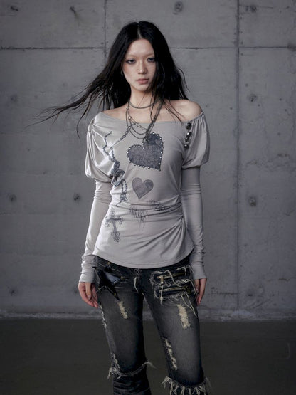 Long Sleeve Knit Bottom Shirt【s0000013465】