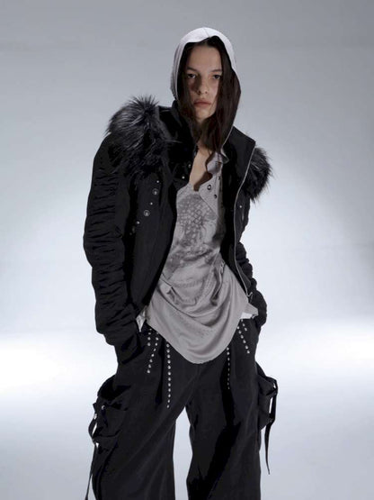 Armor Hooded Drape Lightweight T-Shirt【s0000014715】