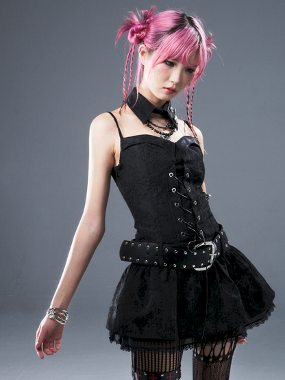 Tie-up Waist Strap Dress【s0000012943】