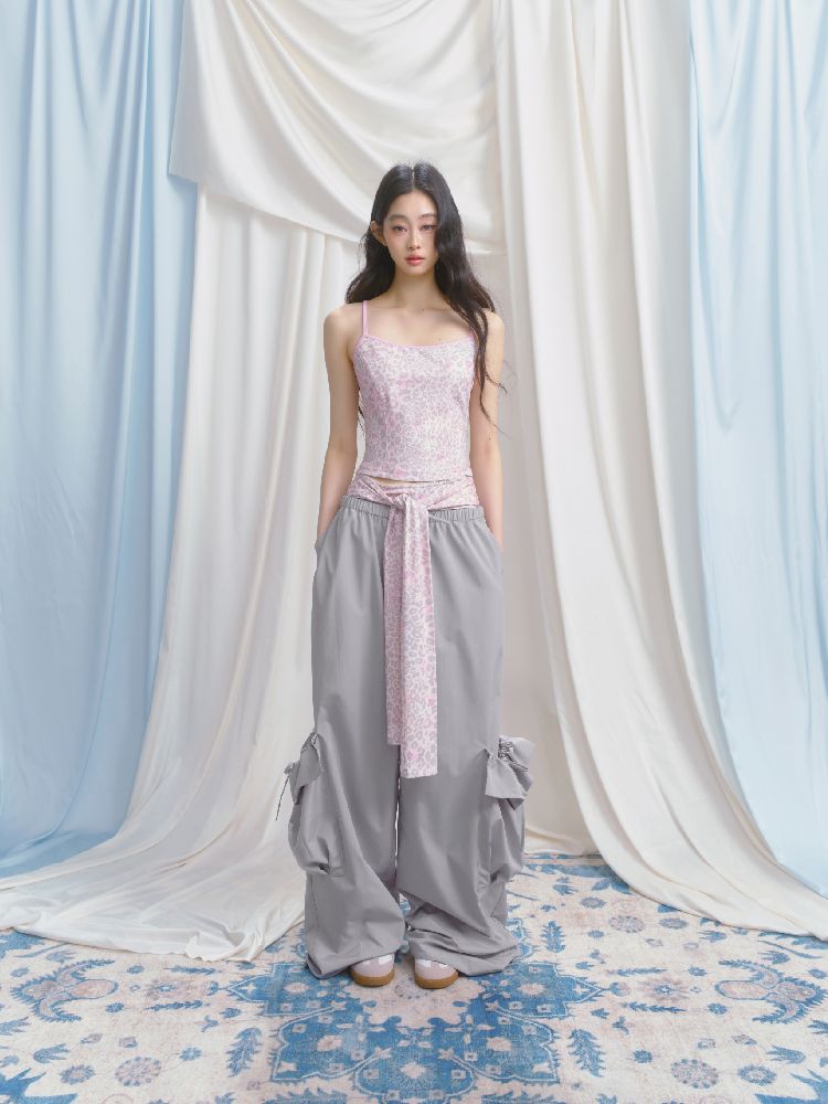 Camisole Top Strappy Shorts Set【s0000012150】