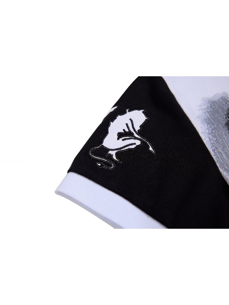 Vertigo Eye Print Polo Shirt【s0000016961】