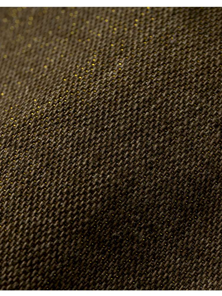 Washed Ripped Gold Filigree Denim Coat【s0000014653】