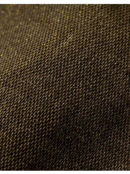 Washed Ripped Gold Filigree Denim Coat【s0000014653】