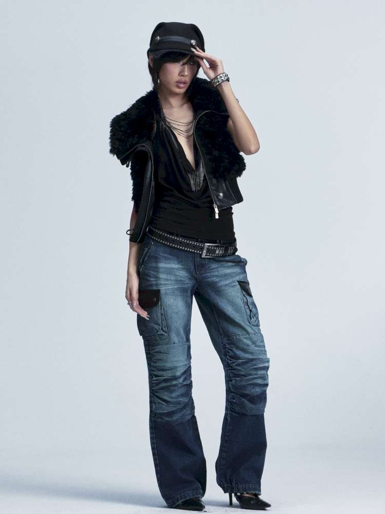 Knitted Patchwork Casual Stack Hat【s0000014662】