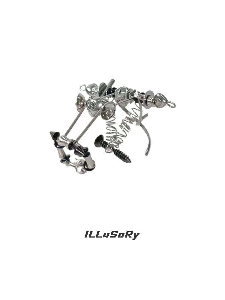 Punk Mechanical Joint Adjustable Ring【s0000018881】