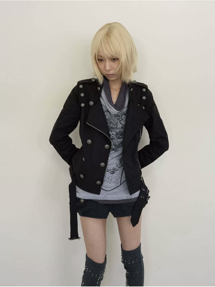 Mid-Century Vintage Napoleon Coat【s0000016952】