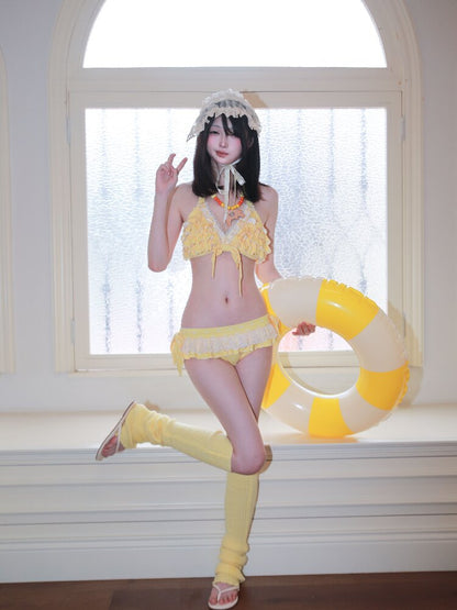 Heart-Shaped Polka Dot Bikini【s0000017521】