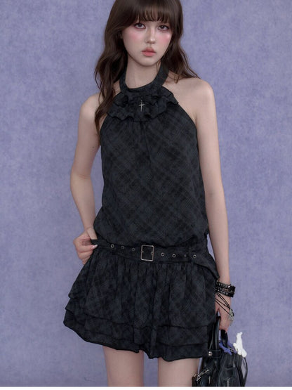 Old Fashioned Sweetheart Halter Dress【s0000017286】