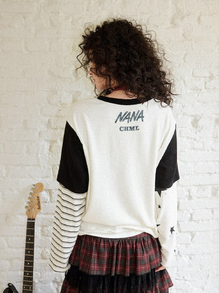 Loose Slub Cotton Printed T-Shirt【s0000017897】