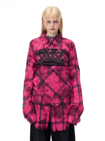 Thorny Heavy Metal Rock Square Scarf【s0000017723】