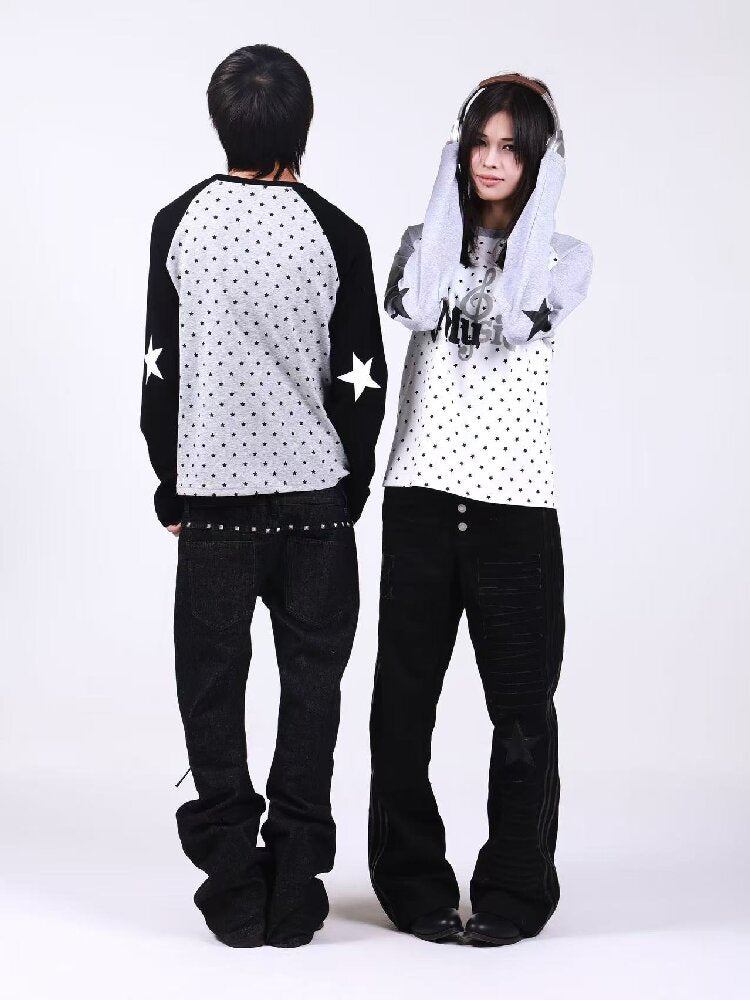Raglan Color Block Long Sleeve Shirt【s0000018196】