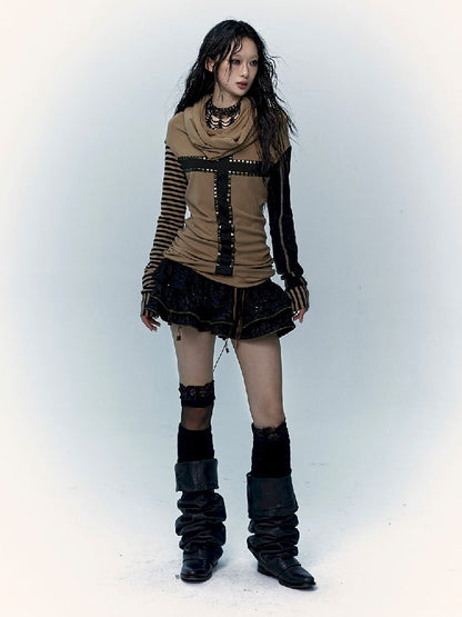 Striped Long Sleeve T-Shirt【s0000011216】