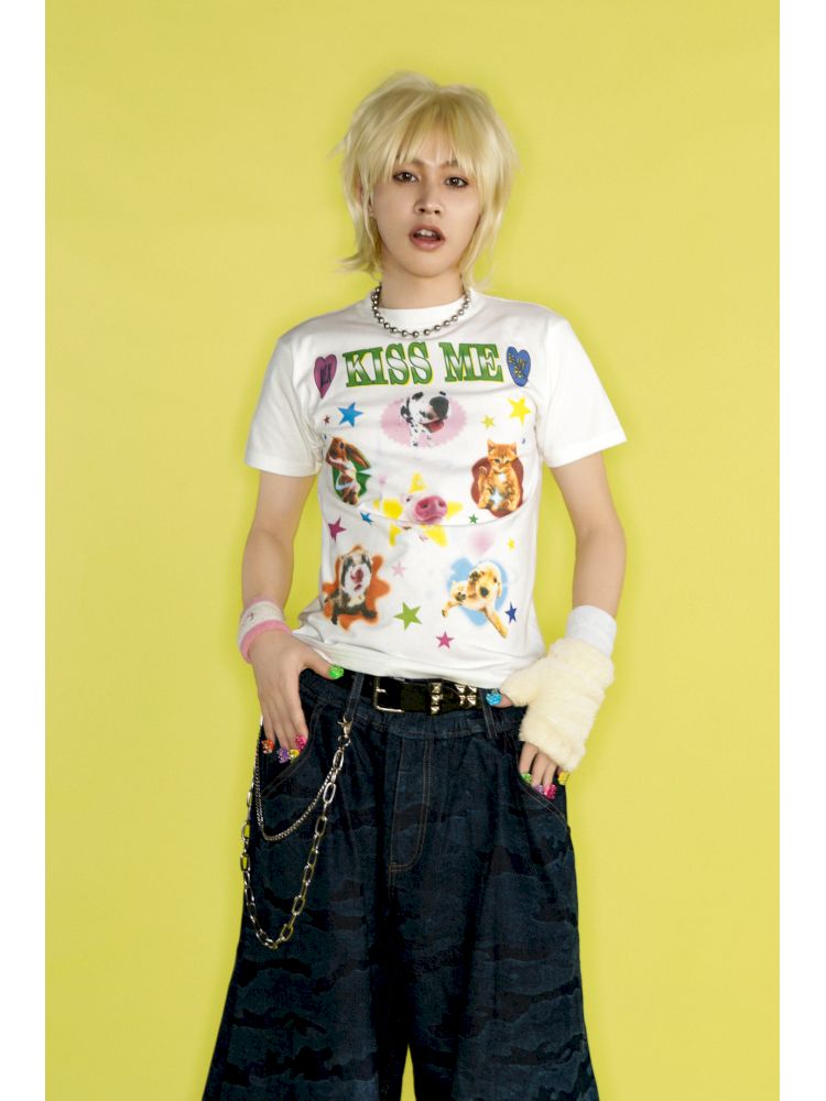 Positive shoulder thin T-shirt【s0000012458】