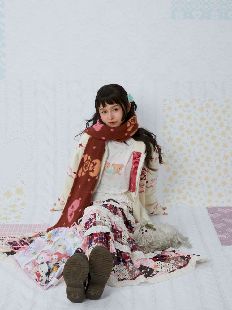 Cartoon Bear Warm Neck Scarf【s0000015040】